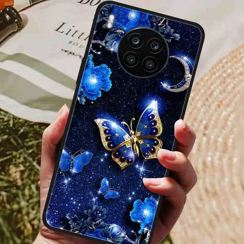 For Huawei Nova 8i Case Nova8i Cute Silicone Case Soft Slim Fundas For Huawei Nova 8i New Phone Cases nova8i 8 i Cover Bumper neck pouch for phone Cases & Covers