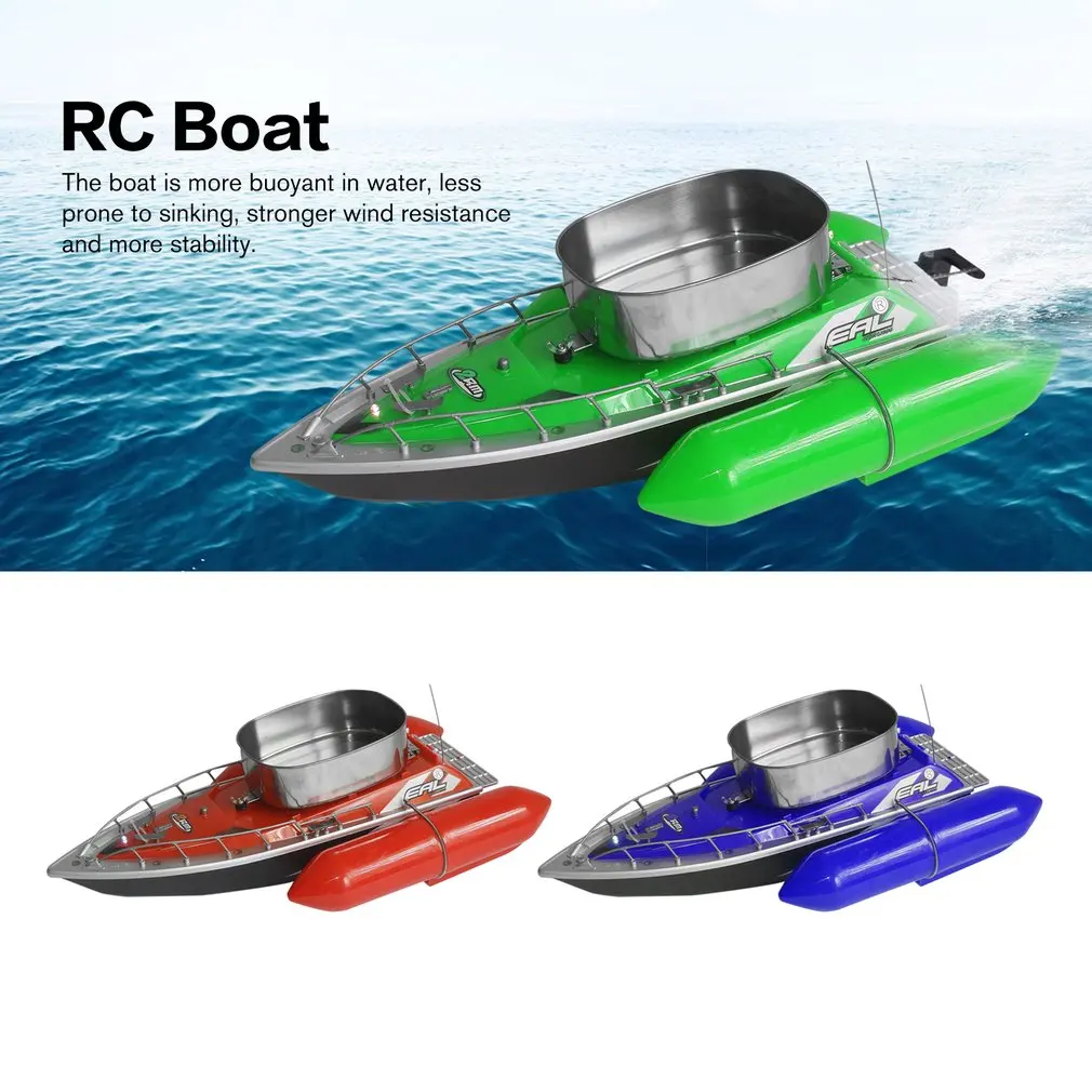 

EAL T10 RC Boat Intelligent Wireless Electric Fishing Bait Remote Control Boat Fish Ship Searchlight Toy Gifts For Kids