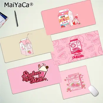 

MaiYaCa Boy Gift Pad Cute Japanese Strawberry Milk DIY Design Pattern Game mousepad Free Shipping Large Mouse Pad Keyboards Mat
