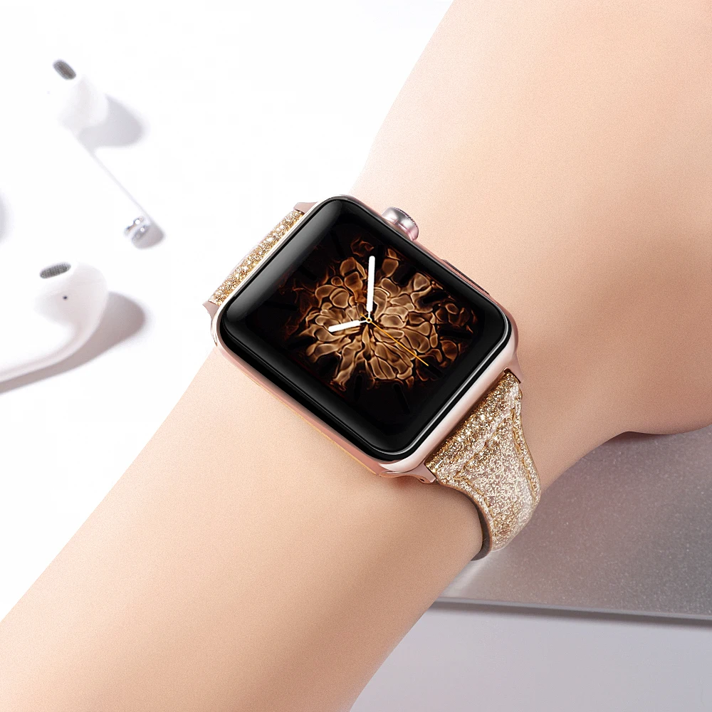 Ремешок из натуральной кожи для iWatch 5 4 3 2 1 сменный ремешок с классической пряжкой для часов Apple Watch 42 мм 38 мм 40 мм 44 мм