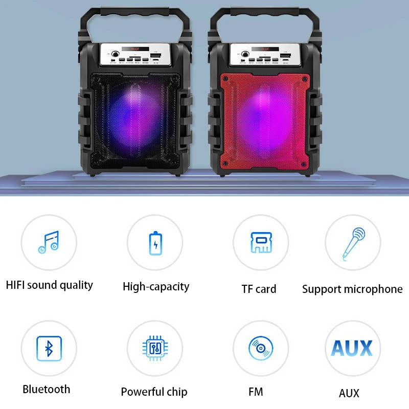 Мини Портативный аудио беспроводной Bluetooth динамик открытый портативный танцевальный мобильный телефон компьютер мини динамик CC041