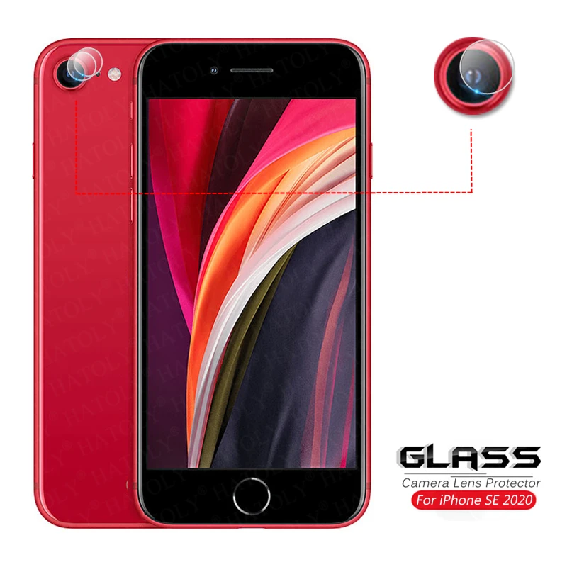 2 шт. для стекла iPhone SE 2020 Защитная пленка объектива камеры SE2 стеклянная HD задняя