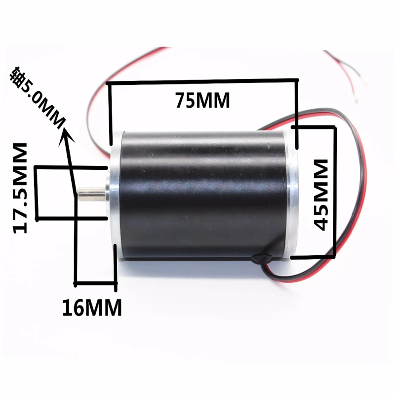 DC12V 24V мини-мотор 4000 об/мин 8000 об/мин высокого Скорость Электрический мотор 12 вольт V обратный CW по и против часовой стрелки DC12V микро металла моторы 4575