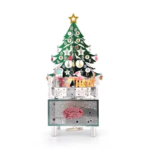 Тема счастливого часа 3D металлическая головоломка Музыкальная шкатулка с колокольчиками музыка Рождественский подарок на год хобби собранная модель