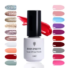 BORN PRETTY, 10 мл, 5 мл, 6 мл, блестящий Гель-лак для ногтей, розовый, красный, замачиваемый, Сияющий УФ-светодиодный Гель-лак, блестящий Гель-лак для ногтей
