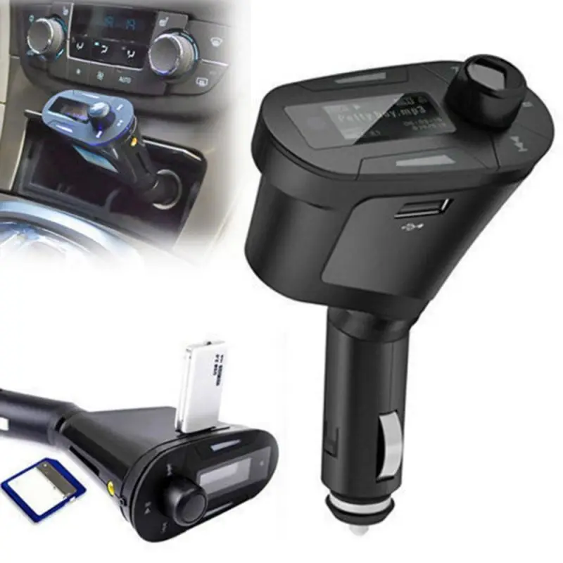 Компактный портативный Модный USB FM-передатчик беспроводной Автомобильный