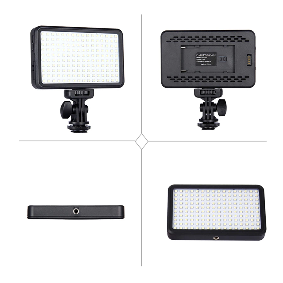 MAMEN 160 Led видео фотографическое освещение на камеру студийное кольцо с