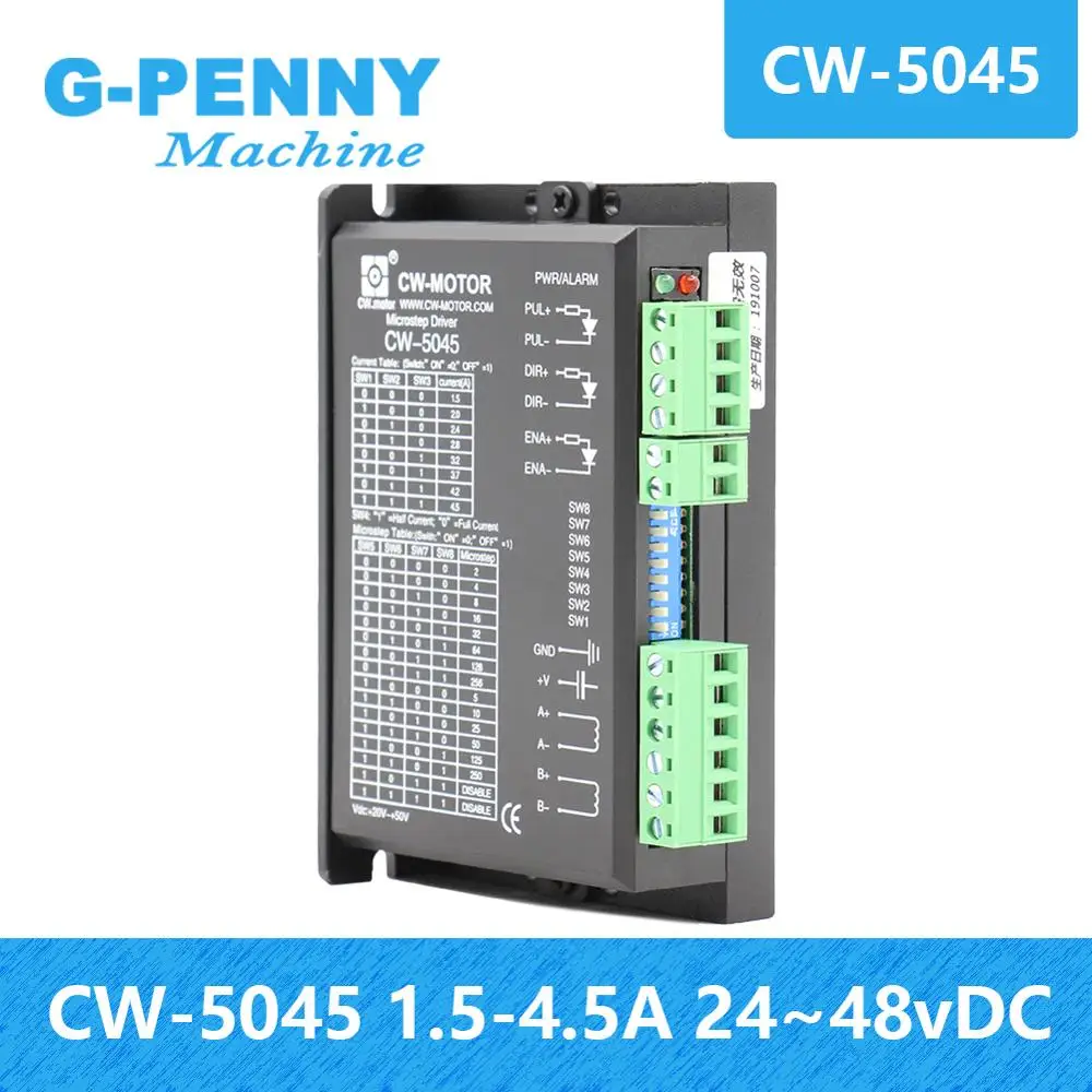 Новое поступление! Драйвер шагового двигателя Nema 23 CW5045 0 4.5A 24 50vDC для 17 / 2 фазный привод двигателя|Драйвер