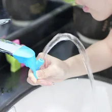 High Elastic Silicone Water Tap Extension Children Washing Device Bathroom Kitchen Accessories Sink Faucet Guide Faucet Extender