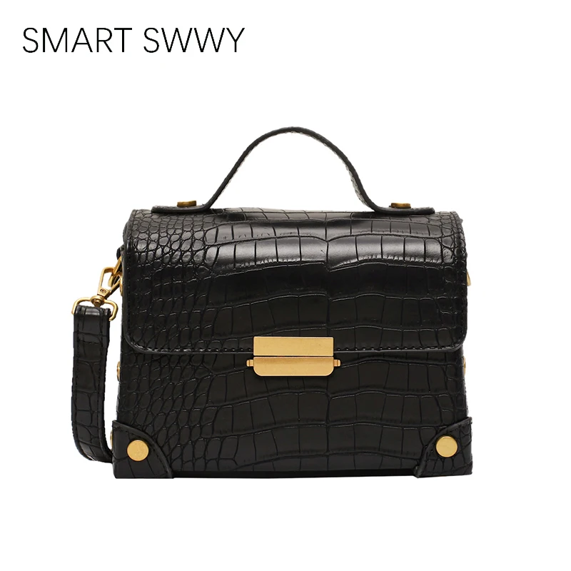Новая мода, крокодиловые цепи, женские дизайнерские Сумки из искусственной кожи, женские сумки-мессенджеры, дамские сумки через плечо из кожи аллигатора