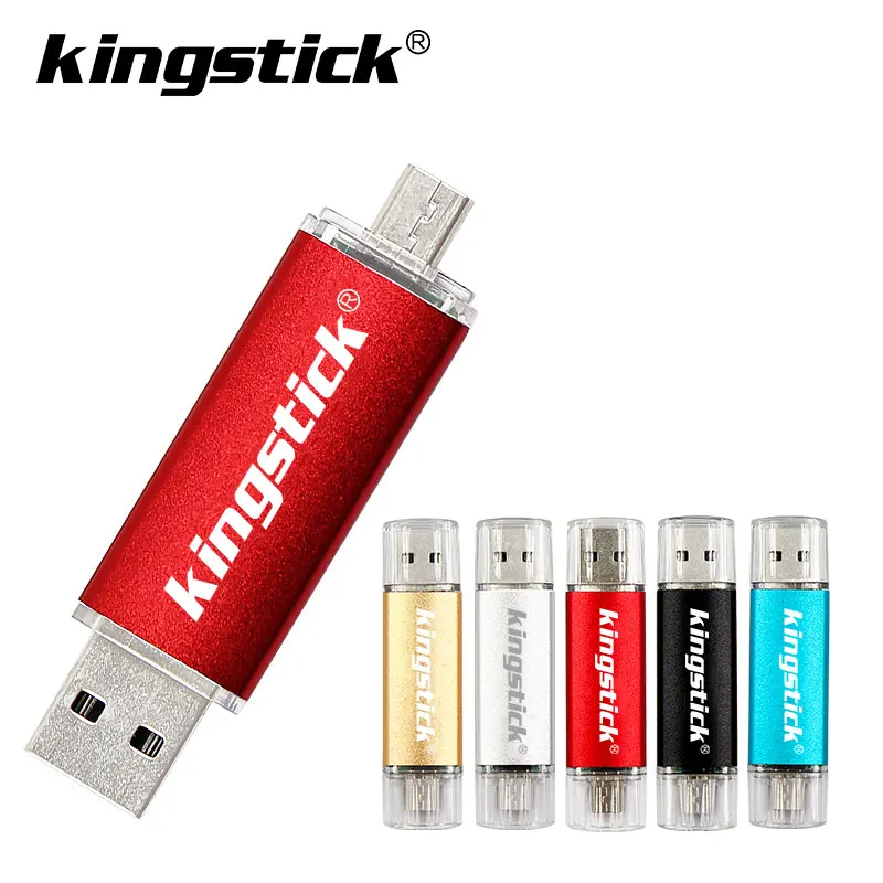 Флэш накопитель USB горячая Распродажа 2 в 1 4 ГБ 8 16 флэш 32 64 карта памяти OTG
