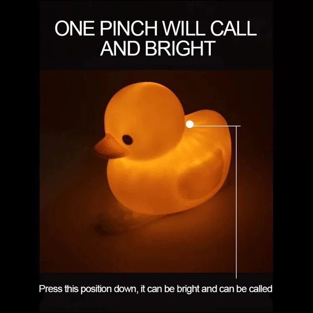Little Yellow Duck Helmet Head Light 