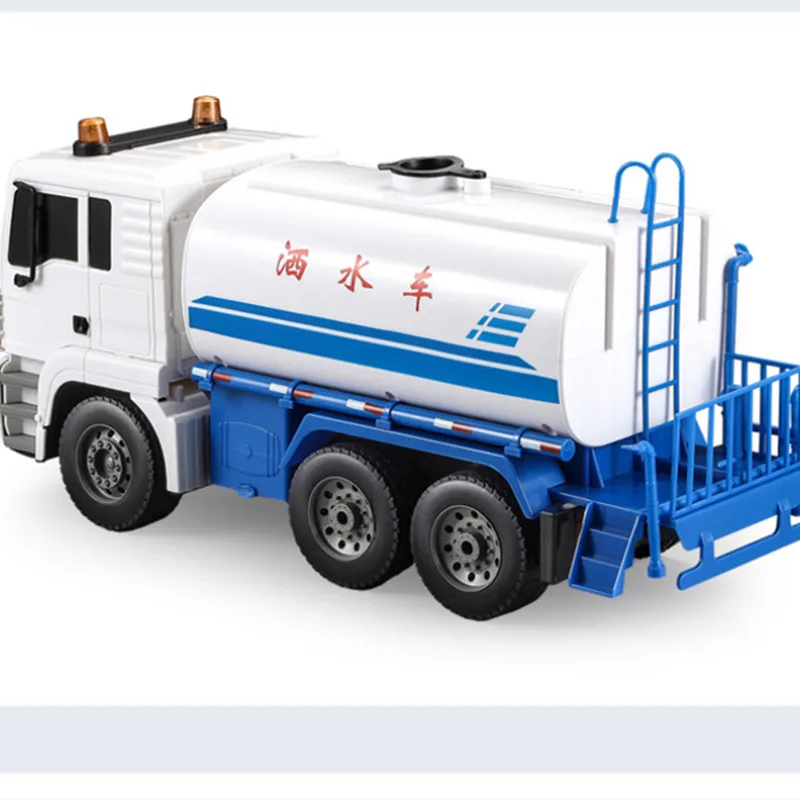 High Simulation Sprinkler Car Six Wheels Large Size Remote Control Sprinkler Truck Vehicle Sprinkling Music Sound Light Toy Gift 5