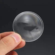 1 пара, круглые VR линзы, плоская тонкая прозрачная лупа, ПВХ, 50x80 мм, 3D очки, френель, Сменные аксессуары для Google Cardboard