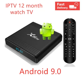 

Android 9.0 X96Air with Europe IPTV 12 months Smart TV Box Amlogic S905X3 4GB 32GB 64GB 2.4G&5G Wifi 4K Media Player