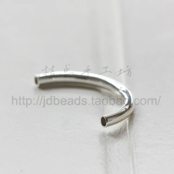 Open Circle 3x35mm CW-3064C-S-411 Half Circle 10pcs Raw Brass Curved Tube Open Circle 3x35mm CW-3064C-S-411 Half Circle 10pcs Raw Brass Curved Tube
