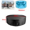 Oxford Cloth Waterproof Round Table Dust Cover Outdoor Furniture Dustproof Sofa Chair Snow Rain Patio Protective Case 5