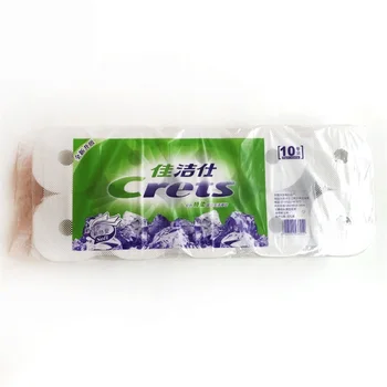 

10 rolls/lot Toilet Roll Paper 3-Layers Soft Comfortable Home Bath Toilet Roll Paper Coreless Toilet Paper