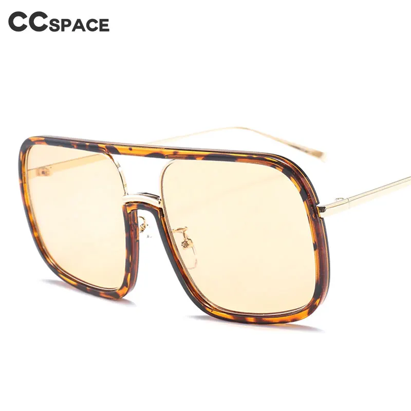 Gold Trim Oversized Square Sunglasses – Elevate Swag