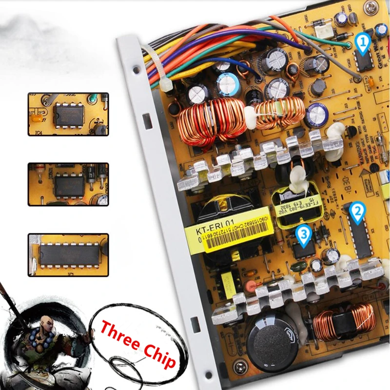 ПК PSU для Great Wall Shenwei ATX игра немой источник питания Номинальная 500 Вт Пиковая 600 Вт источник питания GW-6000SW
