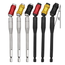 

1/4" Hex Magnetic Screw Drill Tip Locking Bit Quick Change Holder Drive Guide Drill Bit Screw Tool Screwdriver Bit Extension Rod