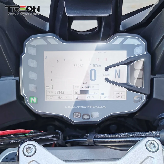 Pour Ducati Multistrada 950 1200 1200s 1260 S 2015 - 2018 Moto Scratch  Cluster Écran Tableau de bord Protection Instrument Film