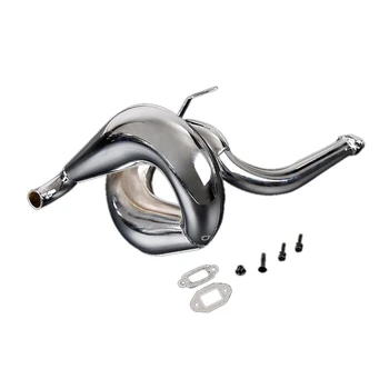

Below 71CC Engine Exhaust Pipe Kit for 1/5 HPI ROFUN BAHA ROVAN KM BAJA LOSI 5IVE T Truck Spare Toys Parts