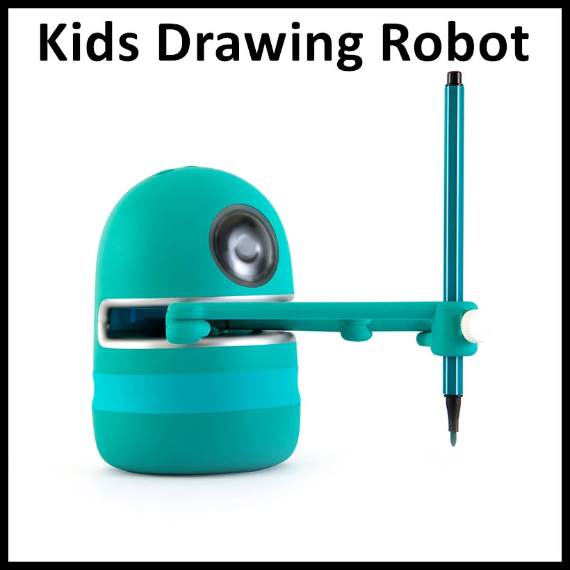 English Version New Magic Q Drawing Robot Toys Educational Toys For Kids Students Learning Draw Tools Robot Puzzle Toys Aliexpress