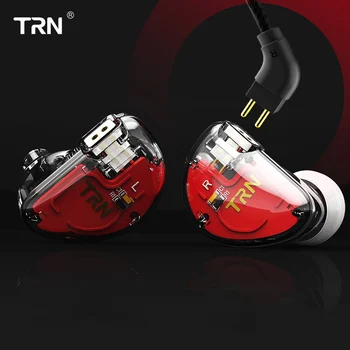 

Original TRN V30 2BA+1DD Earphone 6 Units 3.5mm Wired Heavy Bass HiFi Dual Balanced Armature Dynamic Drivers Coil Iron Headset