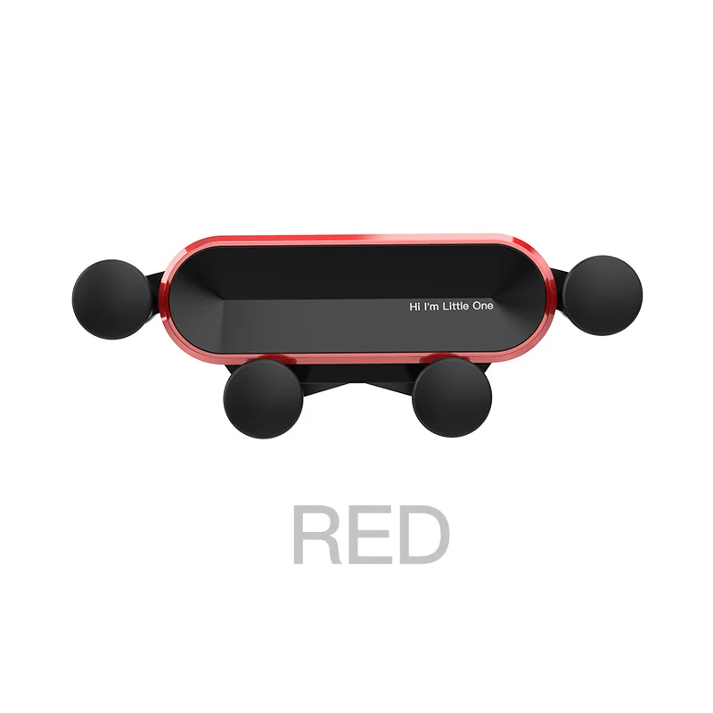 Универсальный автомобильный держатель для телефона держатель для навигатора гравитационная подставка для телефона в машине подставка без магнита для iPhone X 8 для samsung Su - Цвет: Красный