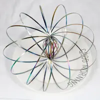 New Magic Ring Toroflux Torofluxus Flowtoy Amazing Flow Ring Toys Kinetic Spring Toy Funny Outdoor Game Intelligent Toy Fidget 2