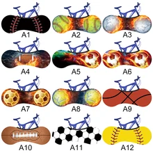 3D универсальный чехол для колеса велосипеда защита от пыли гаражные цепи эластичная крышка сумка для хранения переносные аксессуары для велосипеда