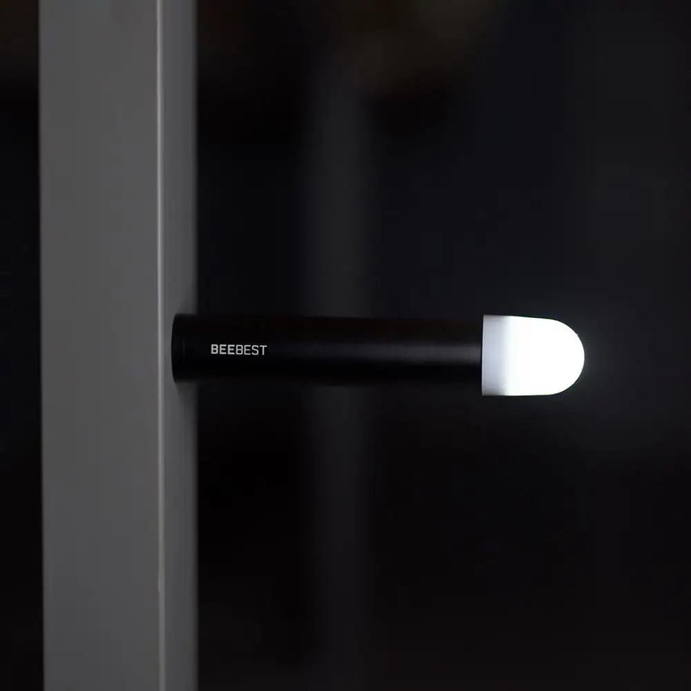 Xiaomi BEEBEST металлический фонарик IPX7 водонепроницаемый многофункциональный яркость Портативный задний и Велосипедный свет легкий 90 г вспышка