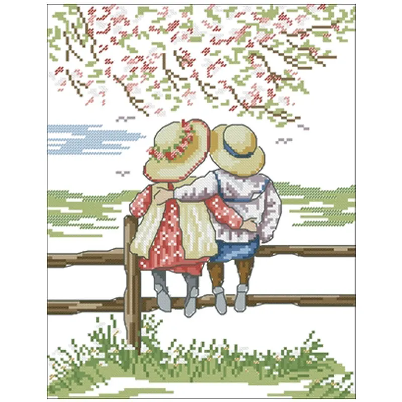 Вышивка схемы прогулка. Вышивка крестиком. Вышивка сюжетная крестом. Стильная вышивка крестом. Вышивка влюбленная парочка.