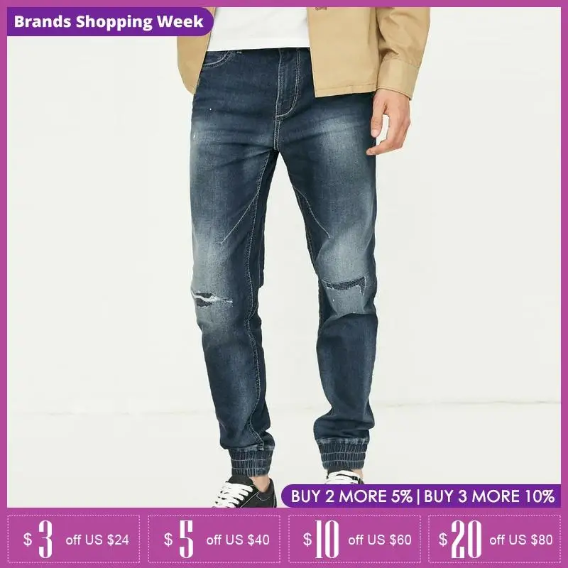 Jack Jones spring summer mens broken hole denim pants Jeans |218332552 Jack Jones spring summer mens broken hole denim pants Jeans |218332552