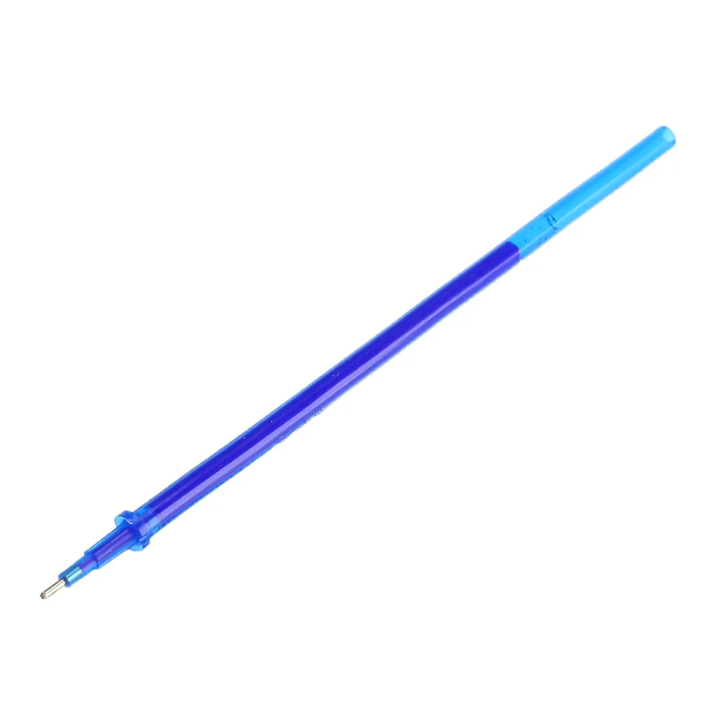 20 шт./компл. стираемая ручка с заправляемым стержнем для офиса 0,5 мм Подпись гелевая стираемая ручка синий/черные чернила стержни школьные канцелярские принадлежности приспособления для работы