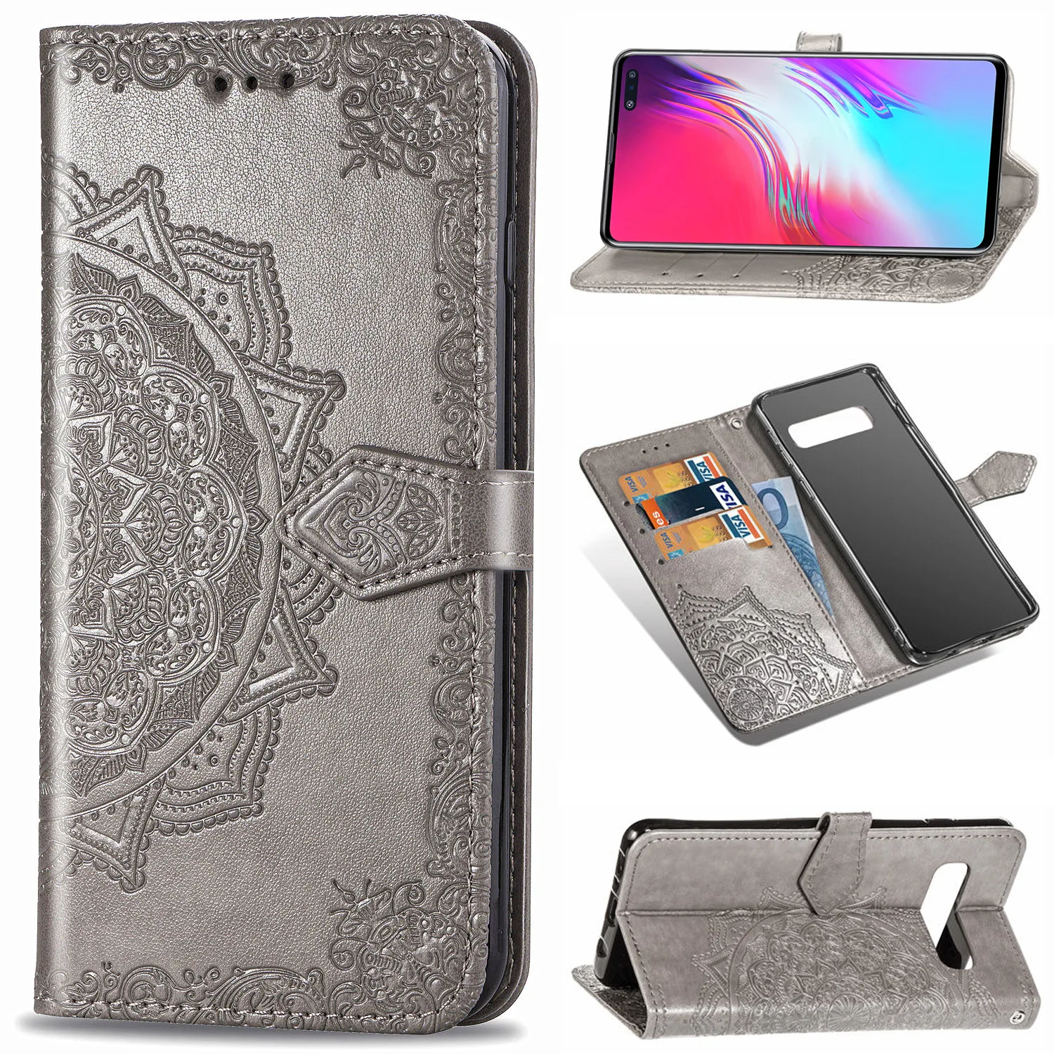 Кожаный флип чехол для Samsung Galaxy S10 5G S10E S9 Plus A7 2018 SM A750FN/DS A9 A3 2016 A5 2017 A8 A6 A2 CORE|Бамперы| |