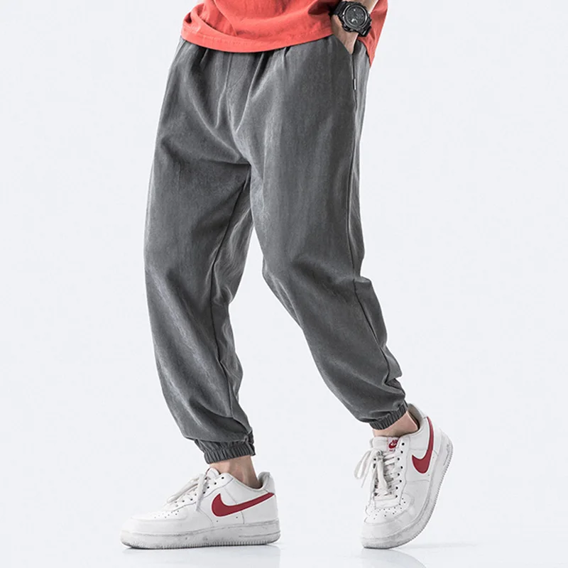 Streetwear Casual Joggers Men 2020 Spring Summer Harem Men Pants Solid Ankle-length Trousers Men Streetwear Casual Joggers Men 2020 Spring Summer Harem Men Pants Solid Ankle-length Trousers Men
