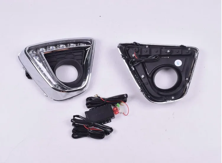 Для Mazda CX-5 CX5 CX 5 2012 2013 дневные ходовые огни светодиодный DRL противотуманная лампа фары желтая Поворотная сигнальная лампа