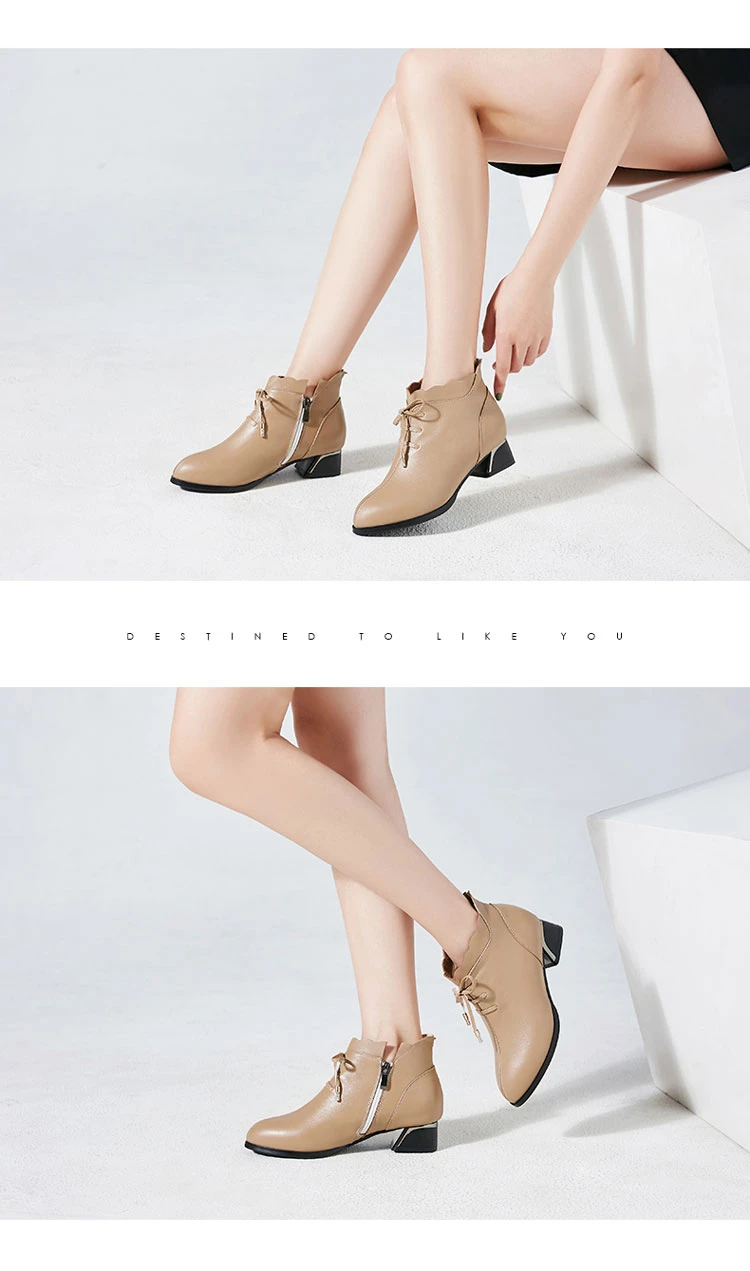 AIYUQI/Модная женская обувь; Новинка года; женская обувь из натуральной кожи; большие размеры; повседневная женская обувь на шнуровке