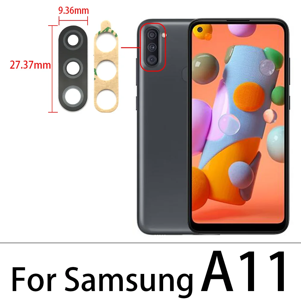 Camera Glass Lens 2Pcs For Samsung A01 A11 A21 A21S A31 A41 A51 A71 A12 A31S A42 A32 A52 A72 camera lens cover phone camera lens