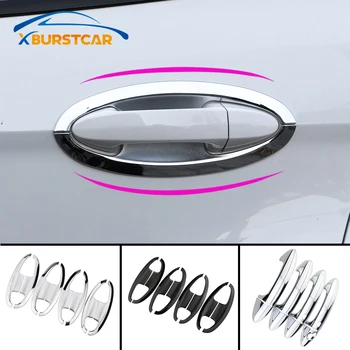 

ABS Exterior Door Bowl Protector Cover Car Door Handle Sticker for Ford Ecosport Fiesta 2012 2013 2014 2015 2016 2017 2018 2019