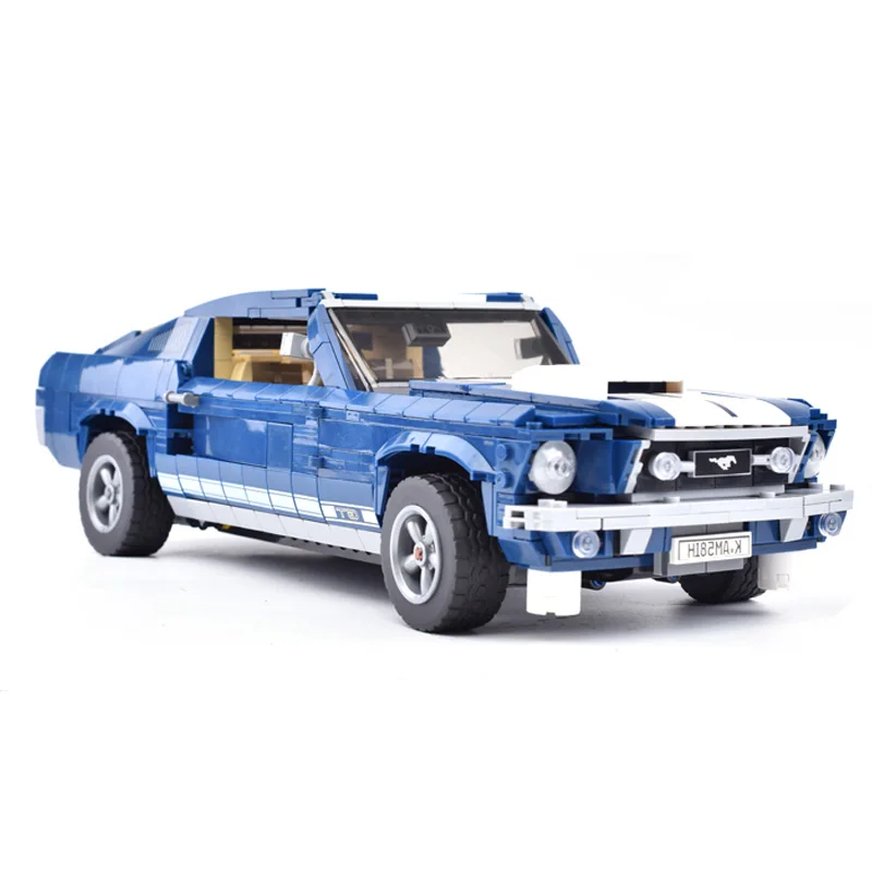

IN Stock Creator Expert Ford Mustang Compatible 21047 10265 Set Building Blocks Bricks Assembled Toys Gifts