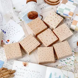 1 шт. винтажная серия Salt life деревянная печать DIY ремесло деревянные резиновые штампы для stationery канцелярские принадлежности Скрапбукинг