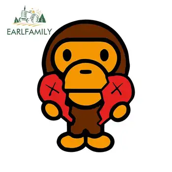 

EARLFAMILY 13cm x 9.7cm For Baby Milo Car Stickers And Decals Occlusion Scratch Personality Waterproof Vinyl Car Wrap