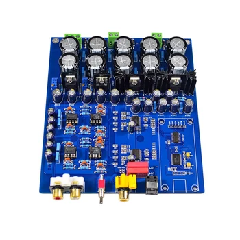 

ABKT-Dual Chip Ak4396Vf+Ak4113 Dac Decoder Support Fiber Coaxial Decoding Board Diy For Power Amplifiers Speakers