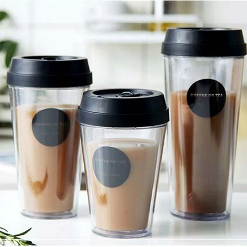 

420ml Transparent Coffee Mug Simple Milk Cola Juice Mug Coke Beverage Cup Cold Drink Cup