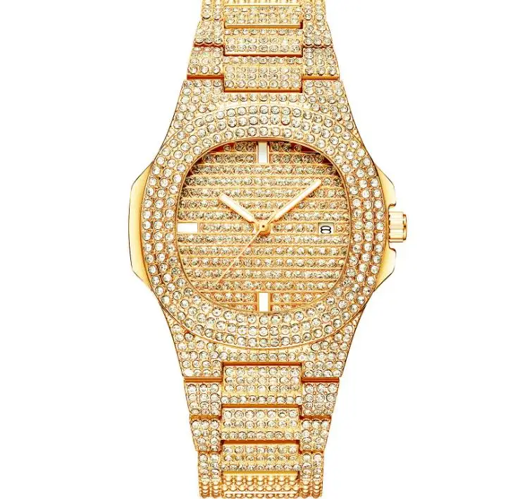 

Luxury Brand Women Watch Full Stainless Steel Belt Rhinestones Ladies Dress Quartz Watch Female Clock relógio feminino 2019