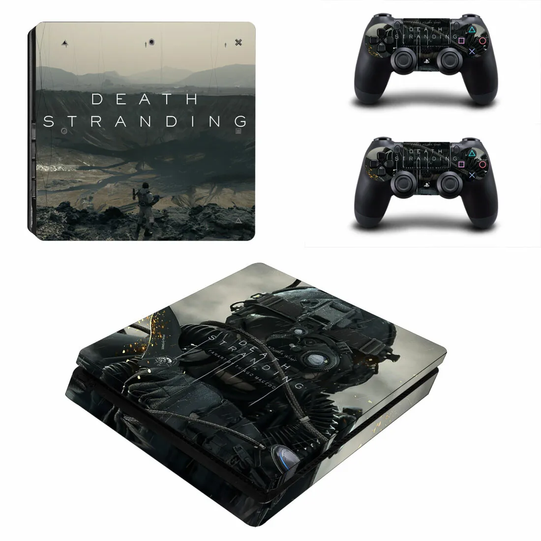 Наклейка s Death Stranding PS4 Slim Play station 4 тонкие виниловые наклейки для кожи наклейка для playstation 4 тонкая консоль и контроллер