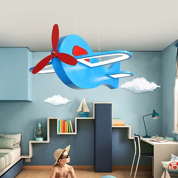 

New aircraft Modern Led Pendant Lights For Children's room bedroom Hanging lamp suspension luminaire Pendant Lamp Light Fixtures